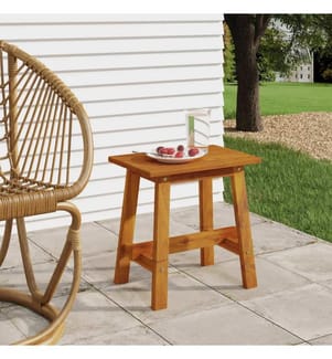 Tabouret 45x29x45 cm Rectangulaire Bois d'acacia solide
