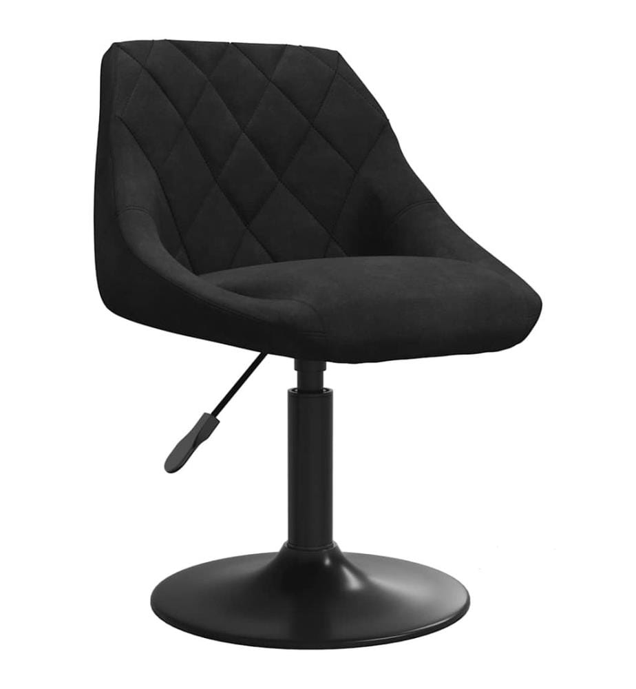 Esszimmerstuhl Schwarz Samt