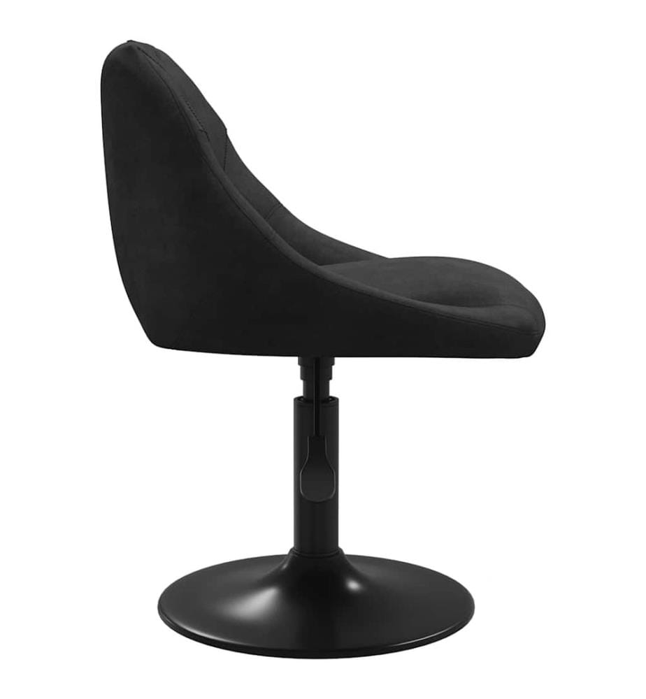 Esszimmerstuhl Schwarz Samt