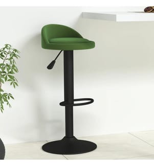 Tabouret de bar Vert foncé Velours