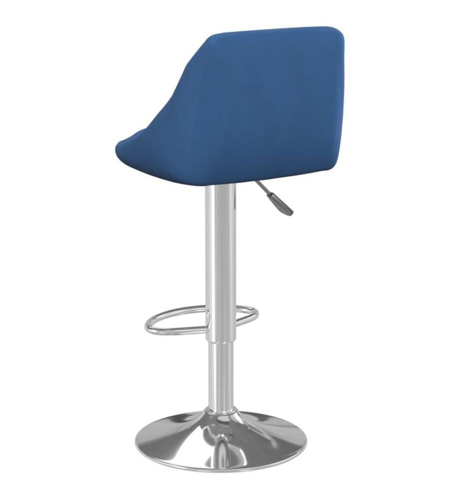 Tabouret de bar Bleu Velours