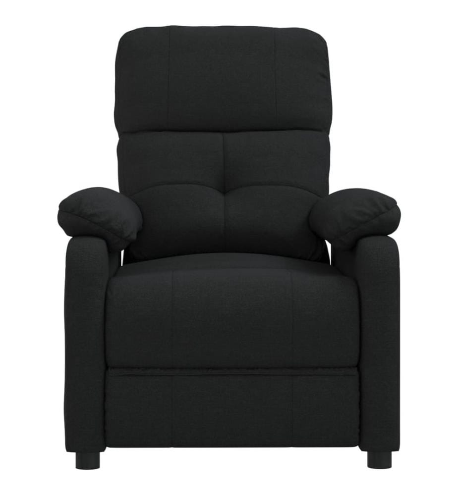 Fauteuil de massage Noir Tissu