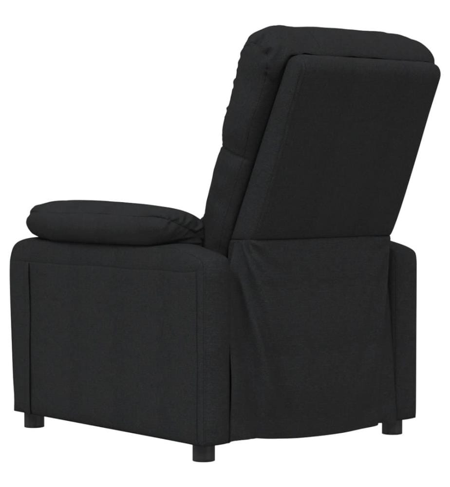 Fauteuil de massage Noir Tissu
