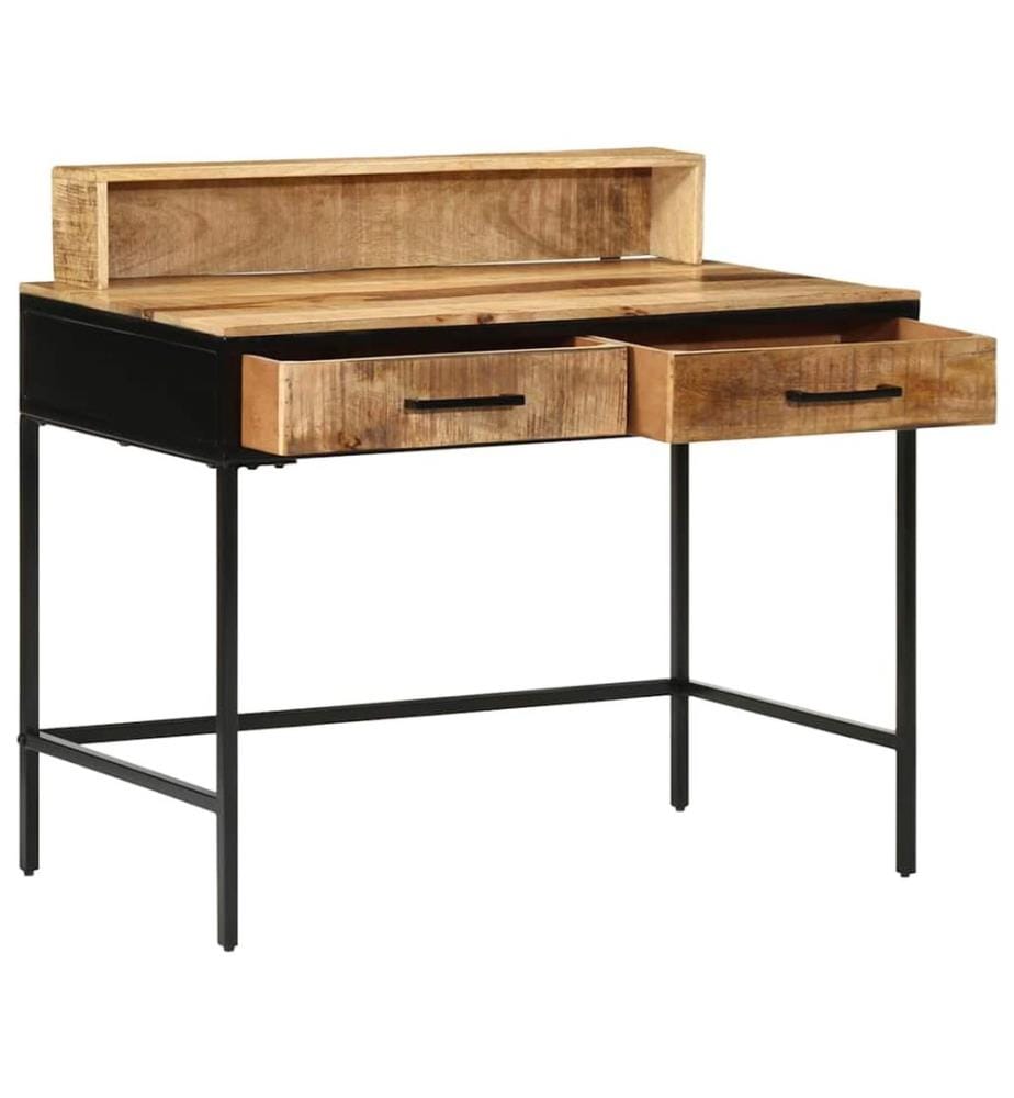 Table console avec tiroir Marron 100 x 55 x 89.5 cm