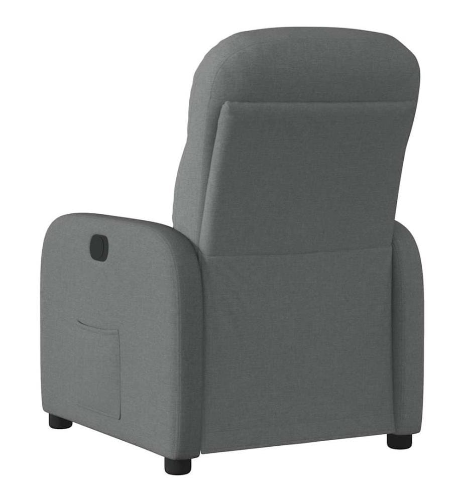 Relaxsessel Dunkelgrau Stoff