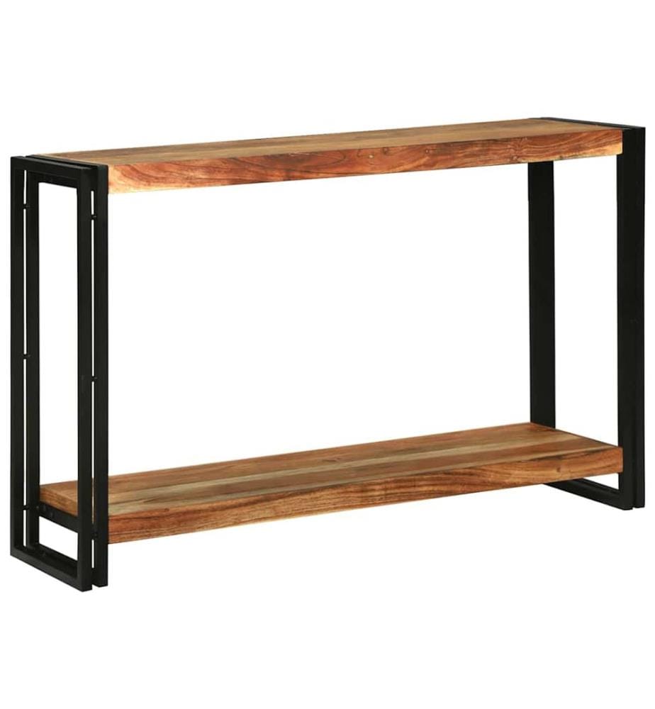 Table console Marron 120 x 33 x 75 cm Bois d'Acacia Massif