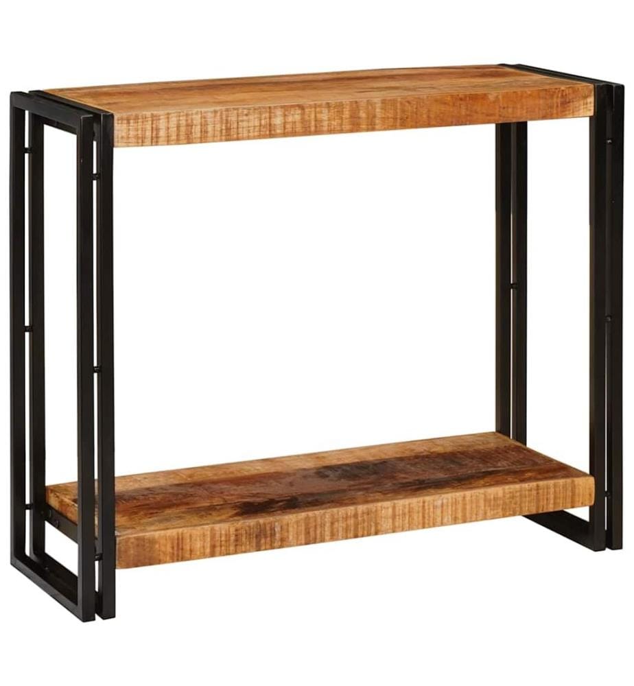 Table console Marron 90 x 33 x 75 cm Bois de mangue massif