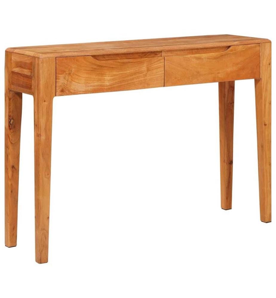 Table console Marron 110 x 30 x 80 cm Bois d'Acacia Massif