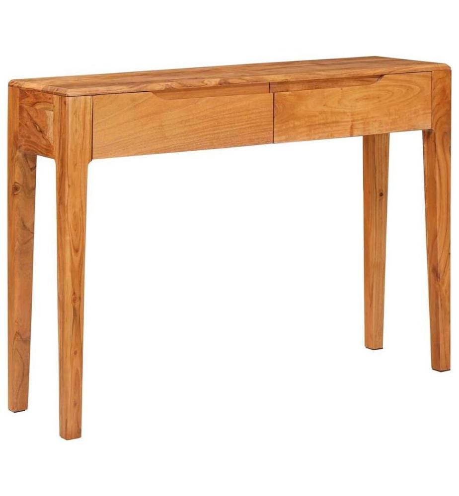 Table console Marron 110 x 30 x 80 cm Bois d'Acacia Massif