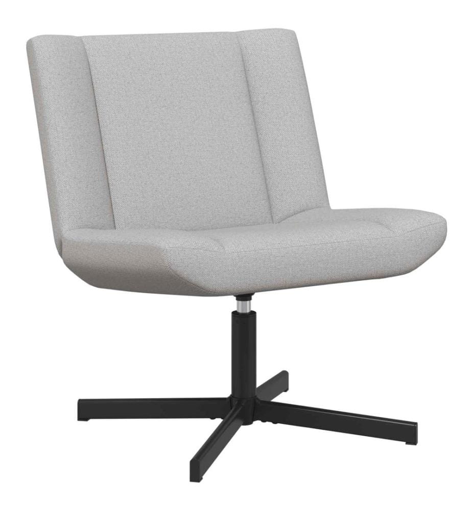 Chaise pivotante Gris nuage 63 x 75 x 76 cm tissu