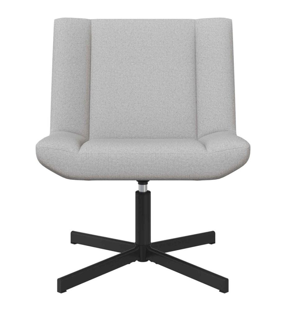 Chaise pivotante Gris nuage 63 x 75 x 76 cm tissu