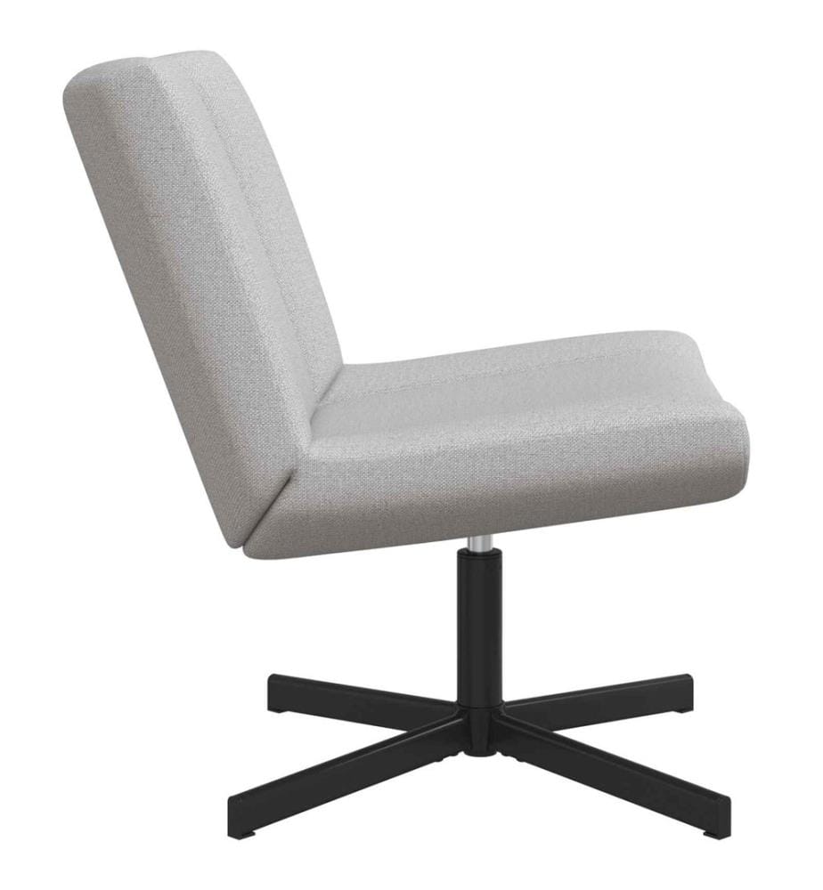 Chaise pivotante Gris nuage 63 x 75 x 76 cm tissu