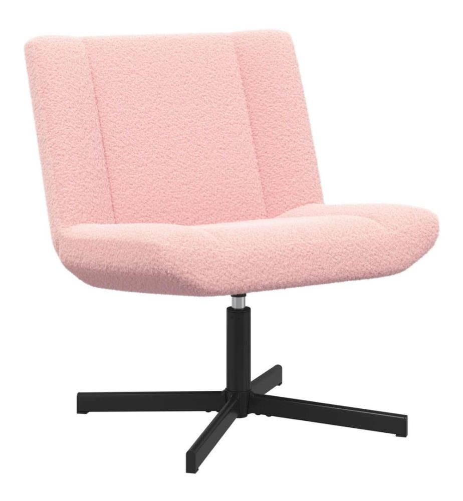 Chaise pivotante Rose 63 x 75 x 76 cm Peau de mouton