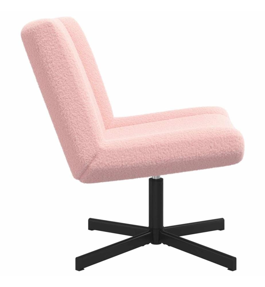 Chaise pivotante Rose 63 x 75 x 76 cm Peau de mouton