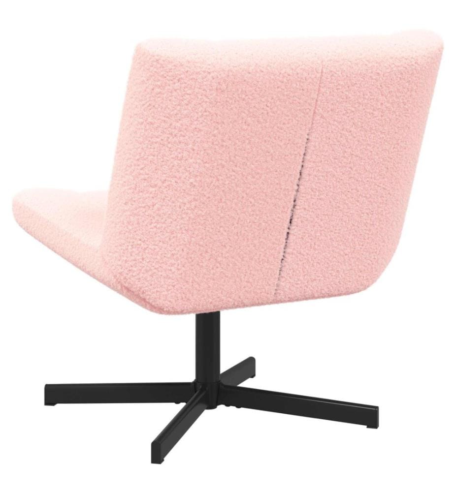 Chaise pivotante Rose 63 x 75 x 76 cm Peau de mouton