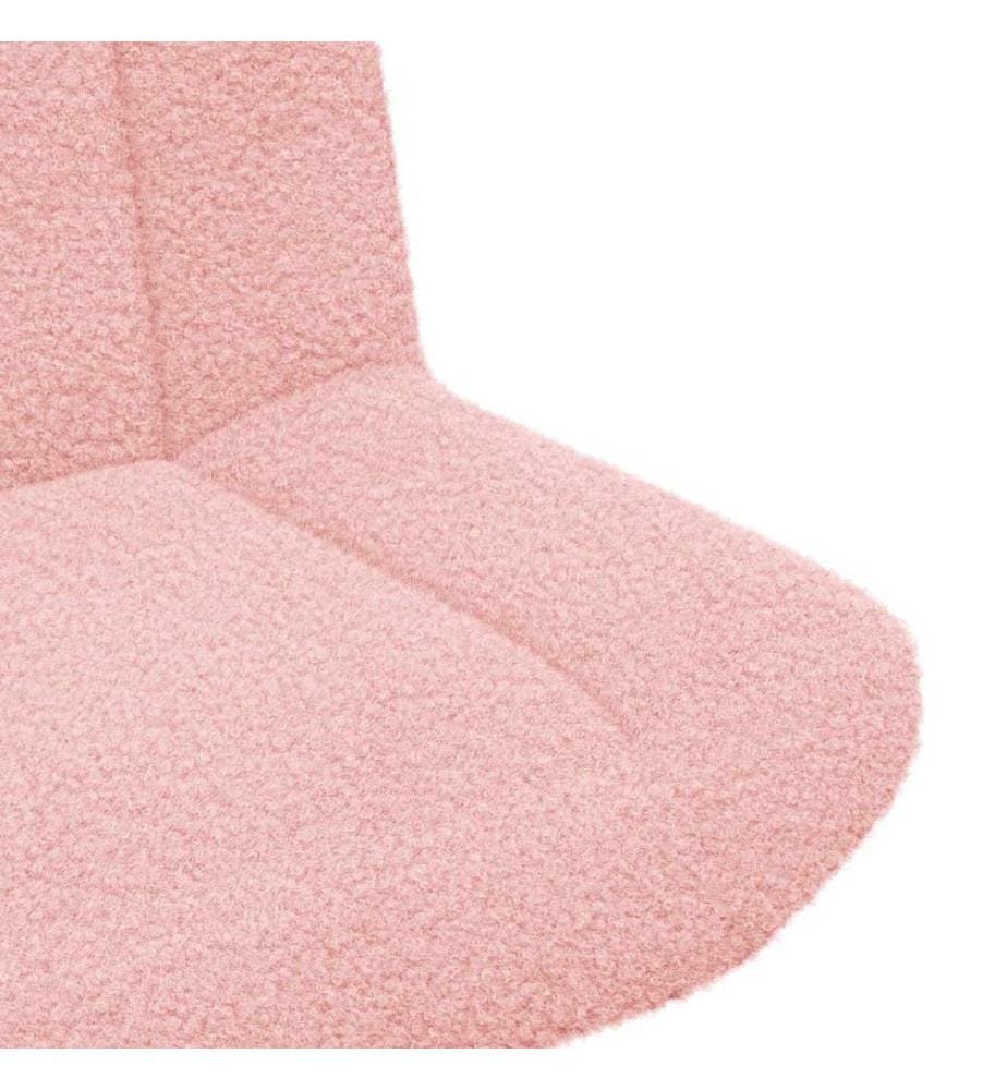 Chaise pivotante Rose 63 x 75 x 76 cm Peau de mouton