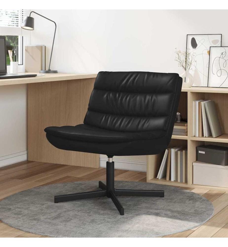 Drehstuhl Schwarz 63 x 75 x 76 cm PU