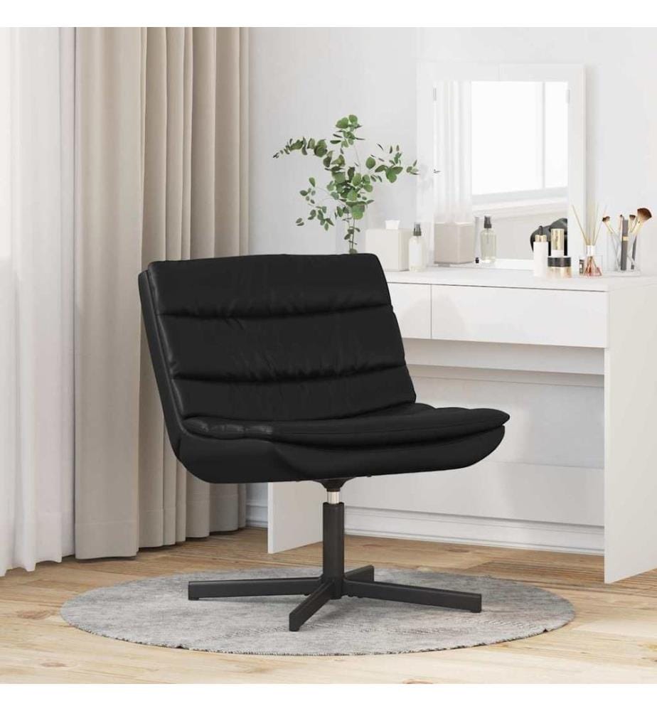Drehstuhl Schwarz 63 x 75 x 76 cm PU