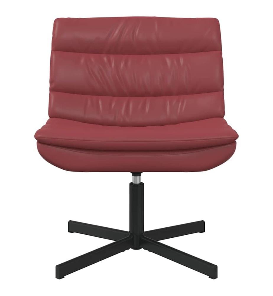 Drehstuhl Weinrot 63 x 75 x 76 cm PU