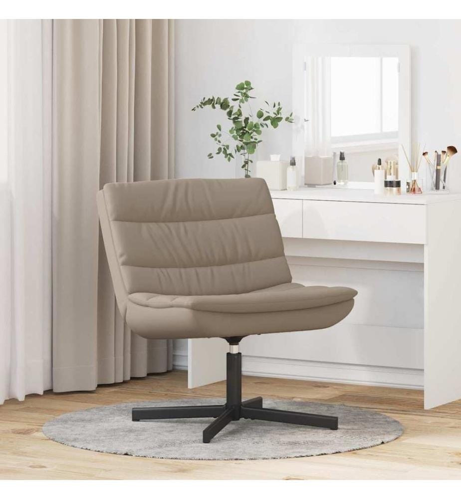 Chaise pivotante Cappuccino 63 x 75 x 76 cm PU