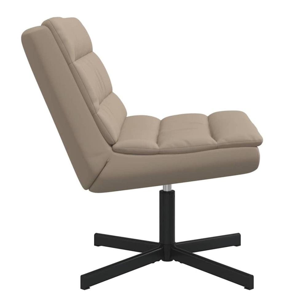Chaise pivotante Cappuccino 63 x 75 x 76 cm PU