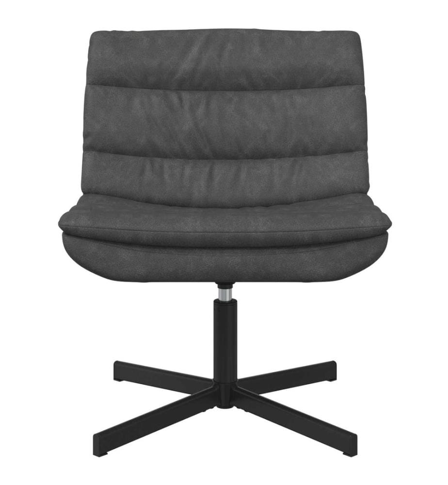 Chaise pivotante Noir 63 x 75 x 76 cm PU antique
