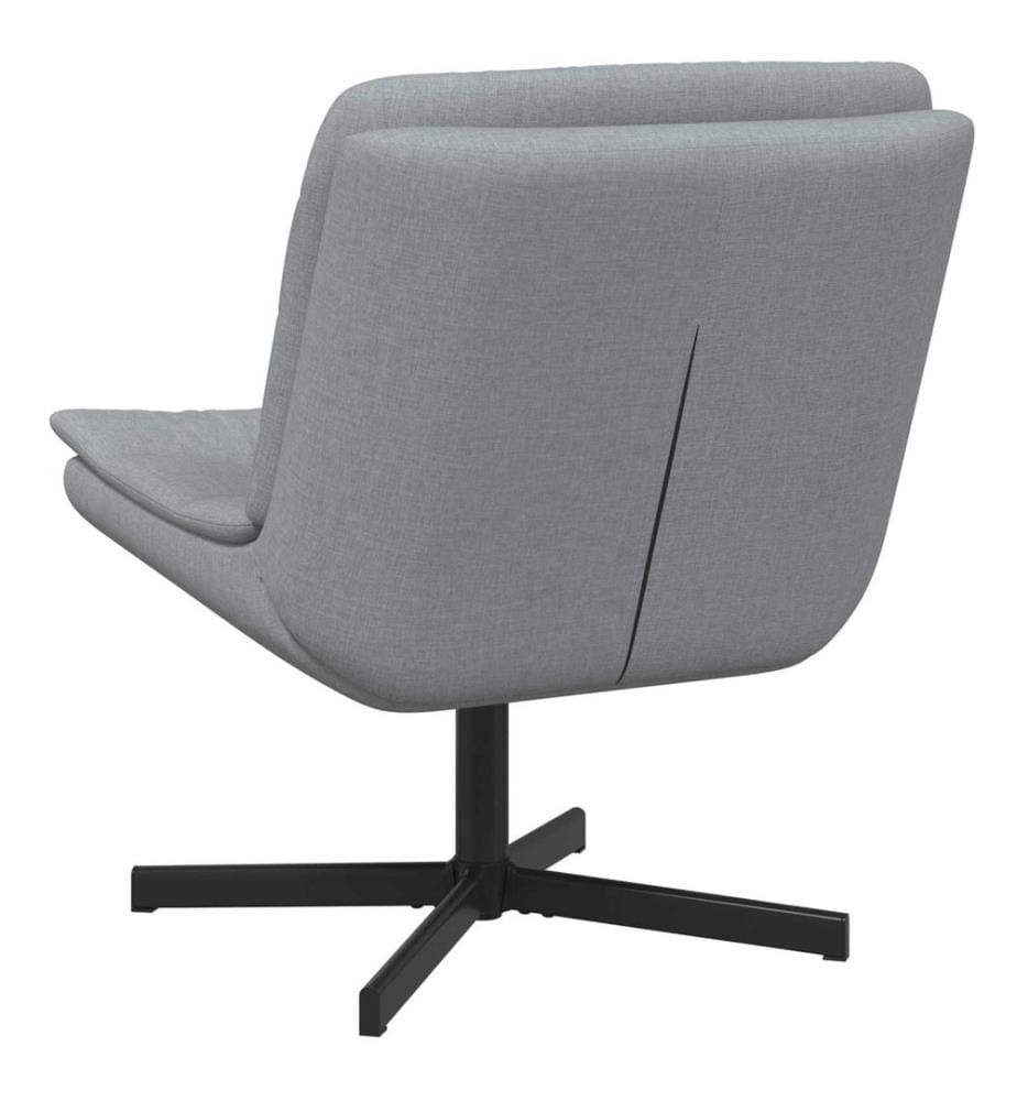 Drehstuhl Hellgrau 63 x 75 x 76 cm Stoff