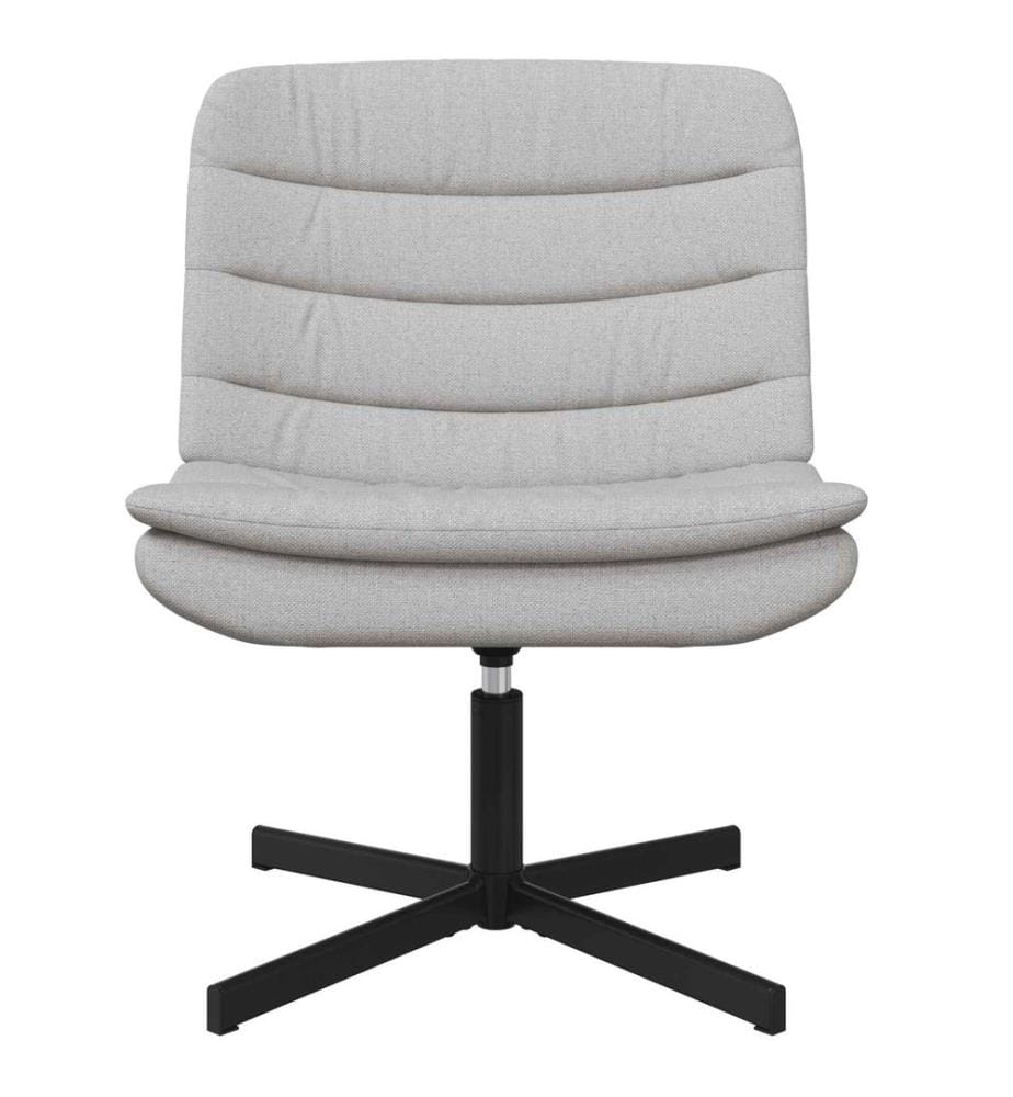 Chaise pivotante Gris nuage 63 x 75 x 76 cm tissu