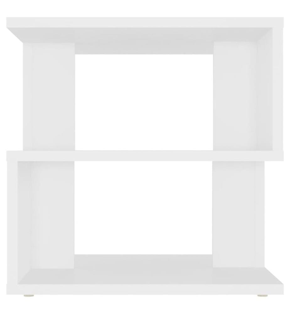 Table d'appoint Blanc 40x40x40 cm Aggloméré