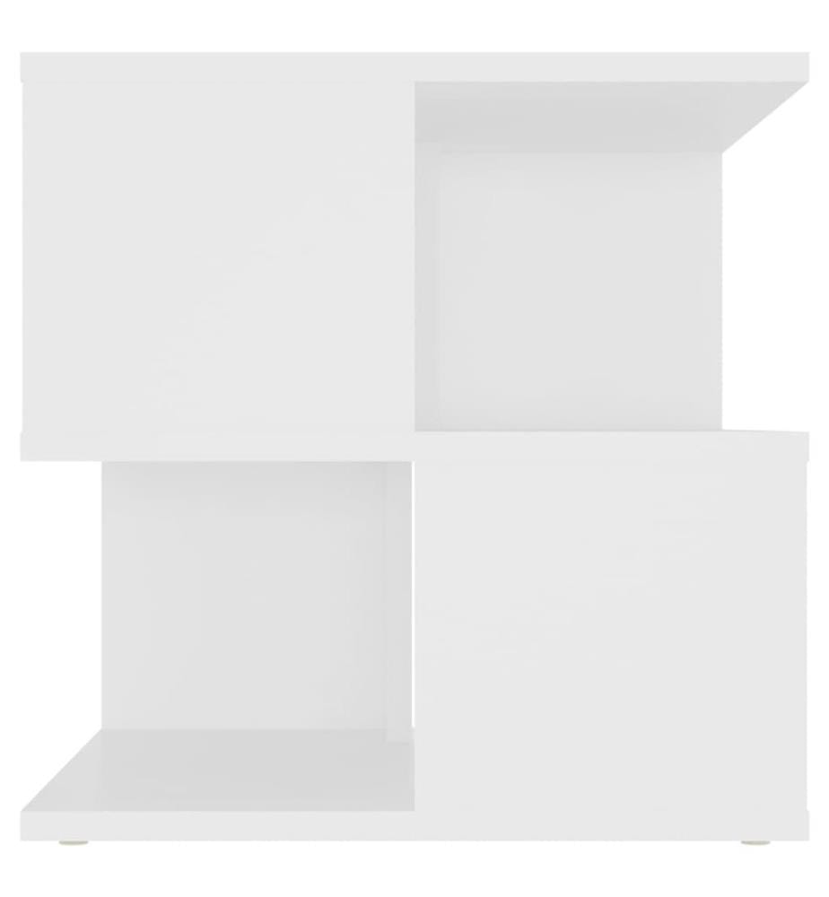 Table d'appoint Blanc 40x40x40 cm Aggloméré