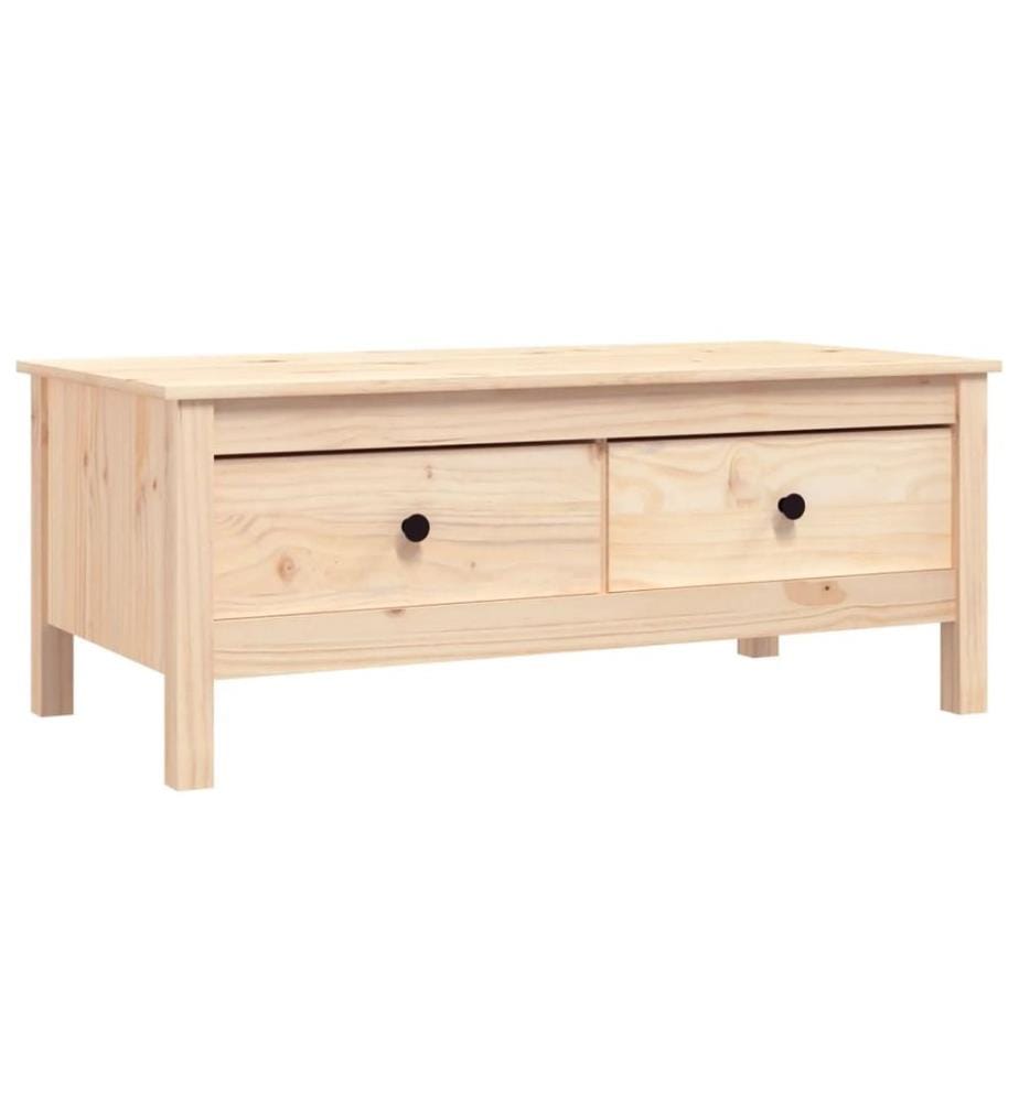 Couchtisch 100x50x40 cm Massivholz Kiefer