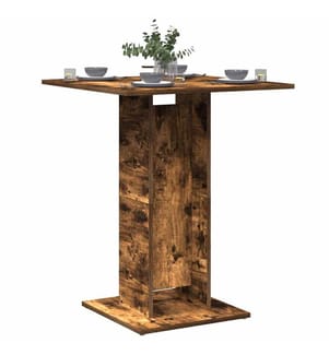 Bistrotisch Räuchereiche 60x60x75 cm Holzwerkstoff
