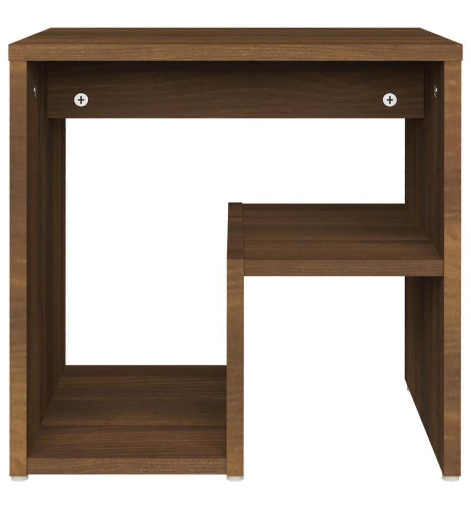 Nachttische 2 Stk. Braun Eichen-Optik 40x30x40 cm Holzwerkstoff