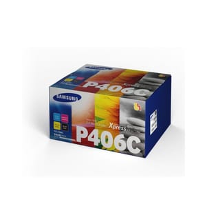 Samsung by HP Tonerset CLT-P406C / SU375A Black/Cyan/Magenta/Yellow