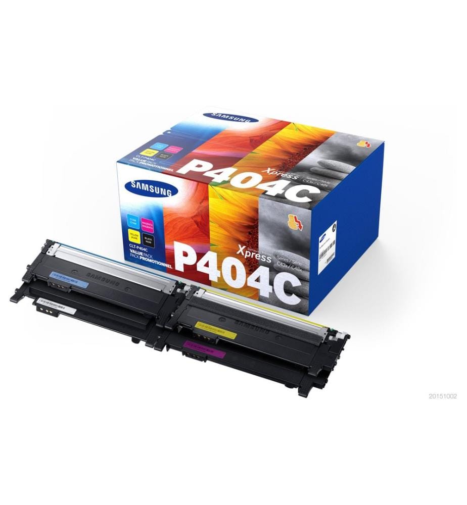 Samsung by HP Tonerset CLT-P404C / SU365A Black/Cyan/Magenta/Yellow