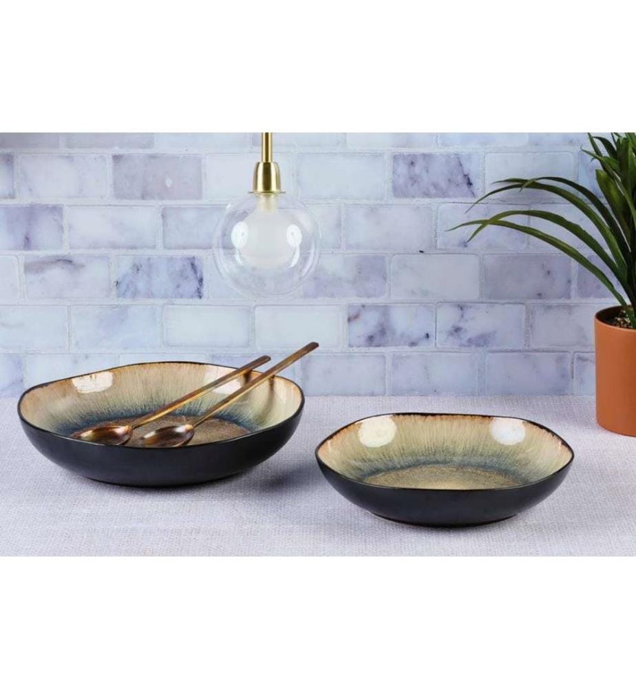 2er-Set Obstkörbe Iris Ø 27.5 Cm Und Ø 32.5 Cm - Wild Brown
