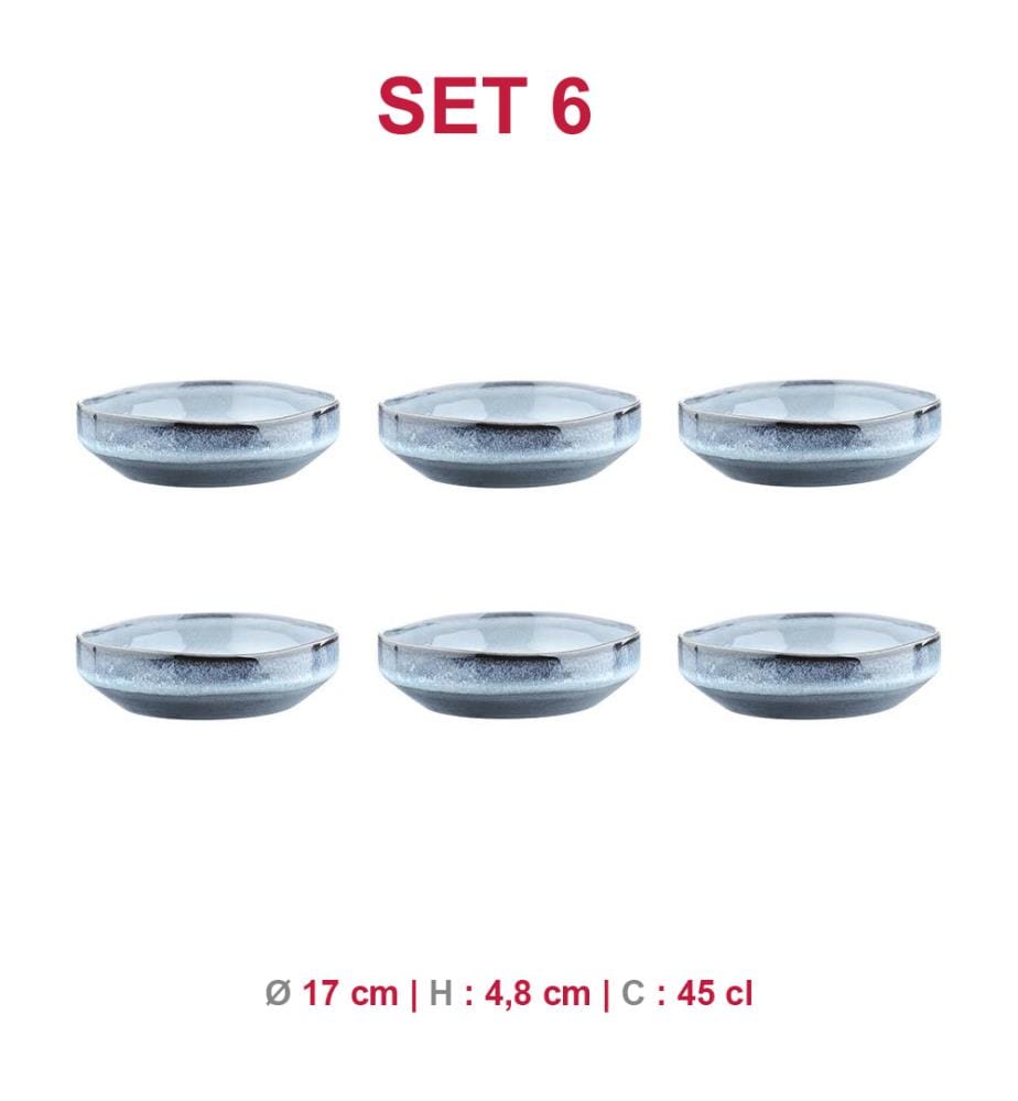 Set aus 6 Schalen Genesis Ø17 Cm - Mare