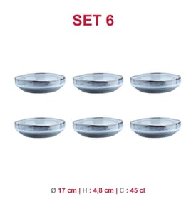 Set aus 6 Schalen Genesis Ø17 Cm - Mare