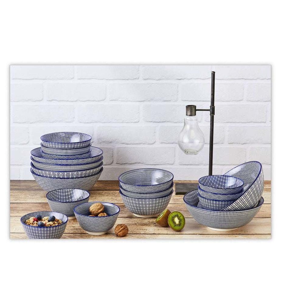 Set aus 6 Schalen Ø15 Cm - Dunkelblau