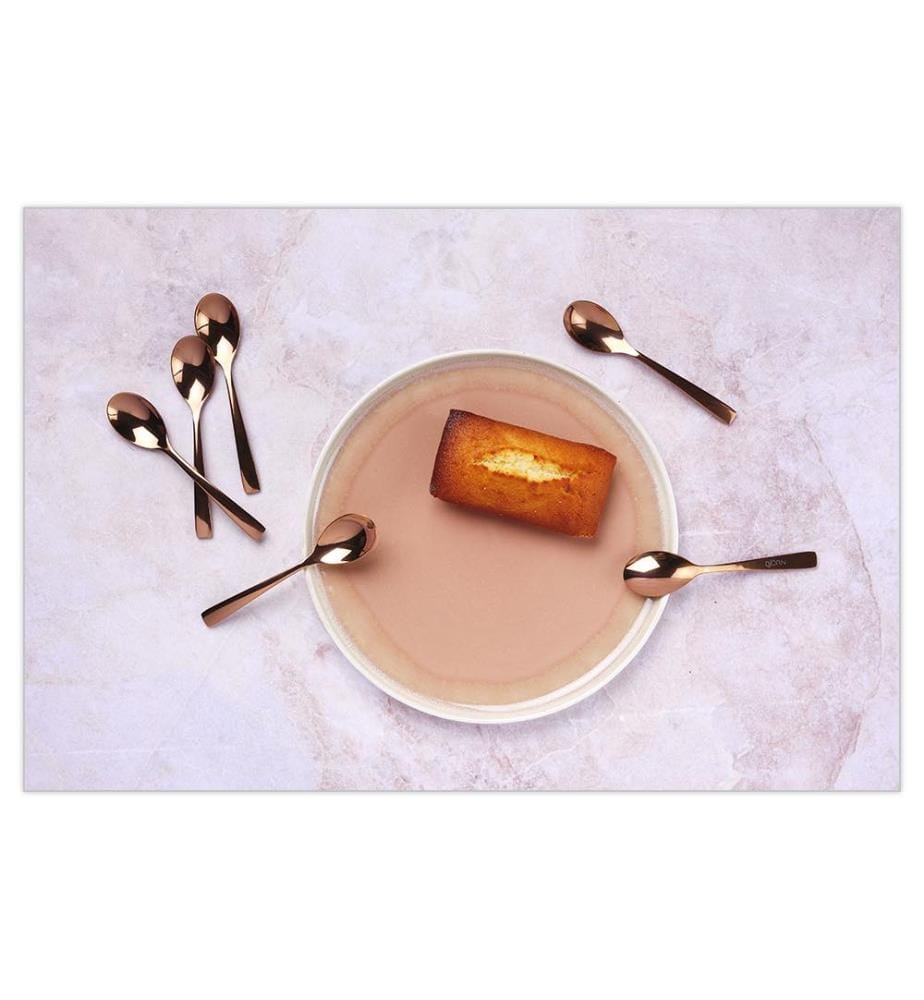 Oglu Kaffeelöffel Set, 6 Stück - Kupfer