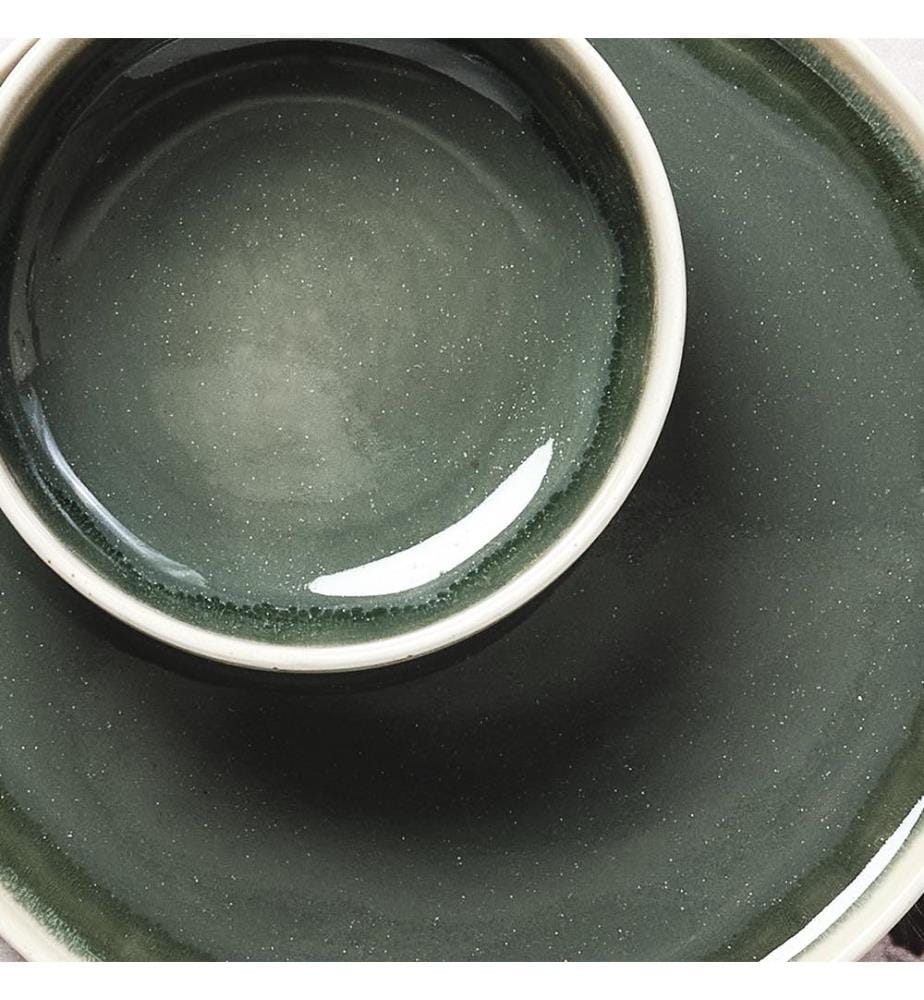 Service Les Essentiels Oxygen - 18 pièces - Vert de gris