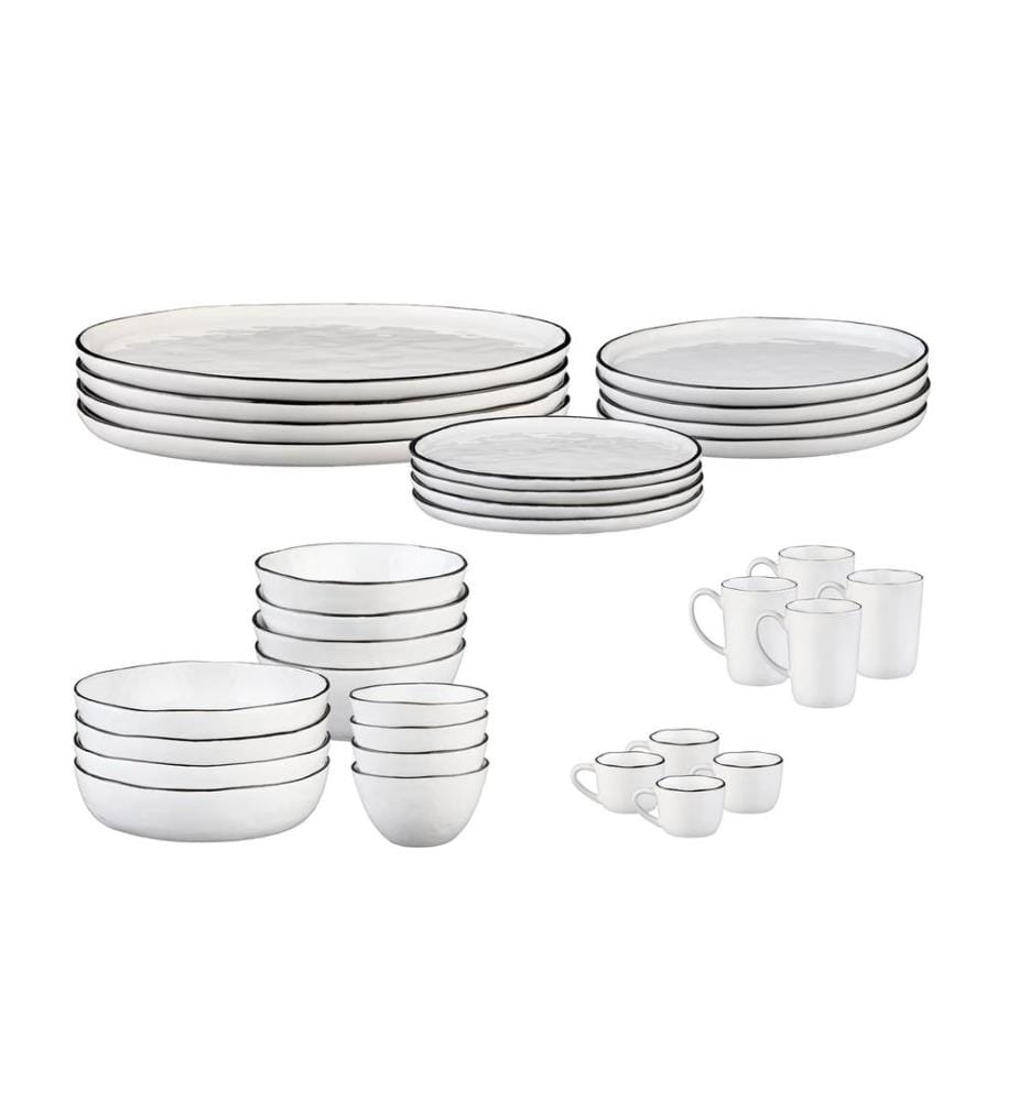 Service de Table Pure 32 Pièces - Blanc
