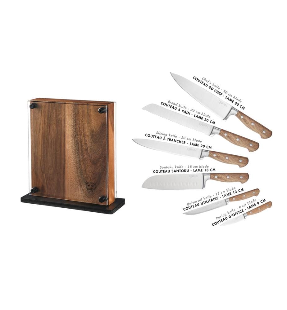 Jakob Rauma Kitchen Knife Block - 7 Pieces