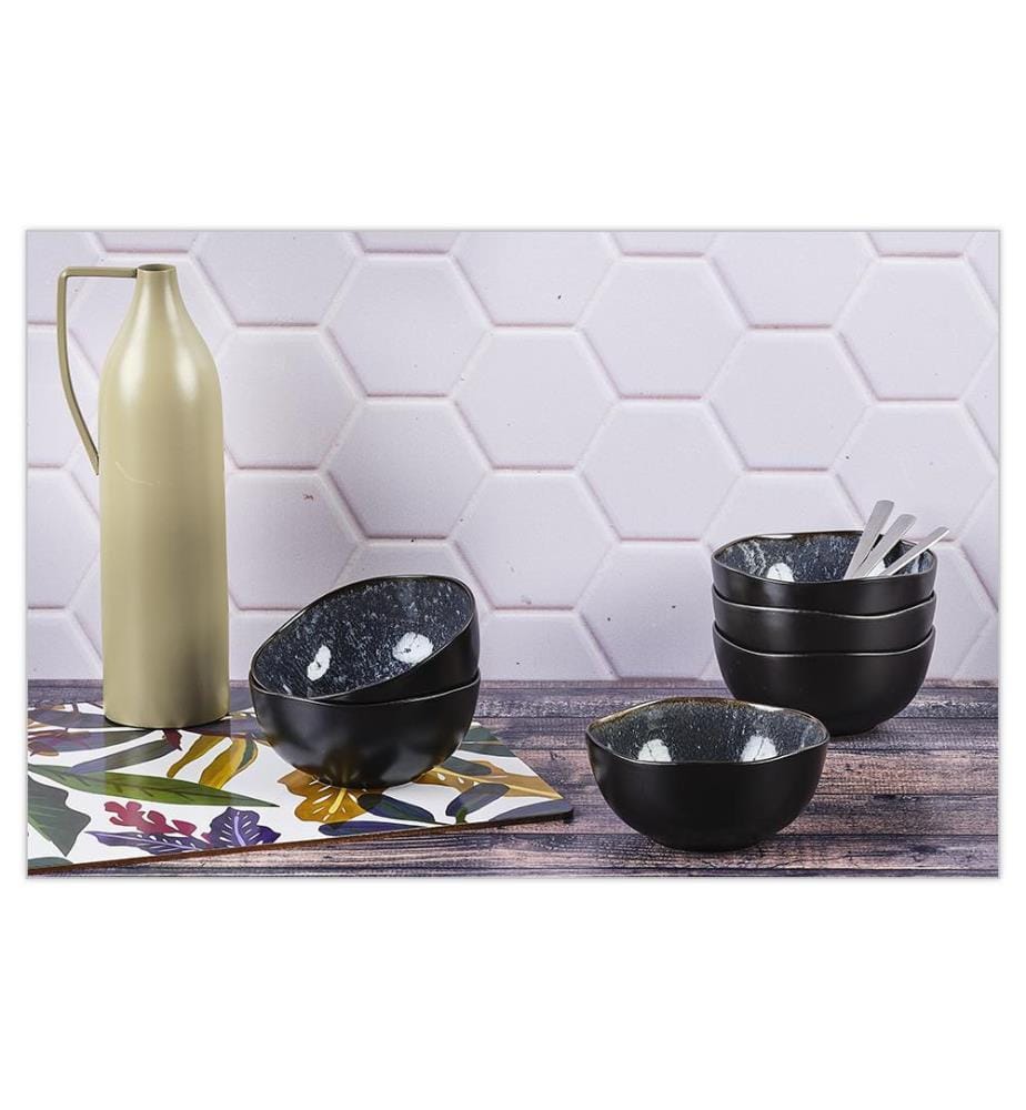 Set aus 6 Schalen Iris Ø12 Cm - Nachtblau