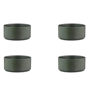 Schalen Scandi Ø12cm - 4 Teile - Olive