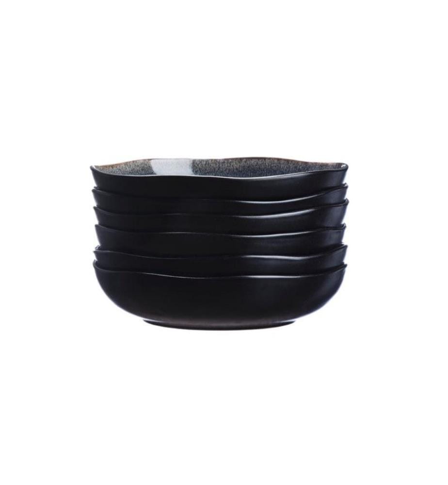 6 Suppenteller Iris Ø 22,5 cm - Nachtblau