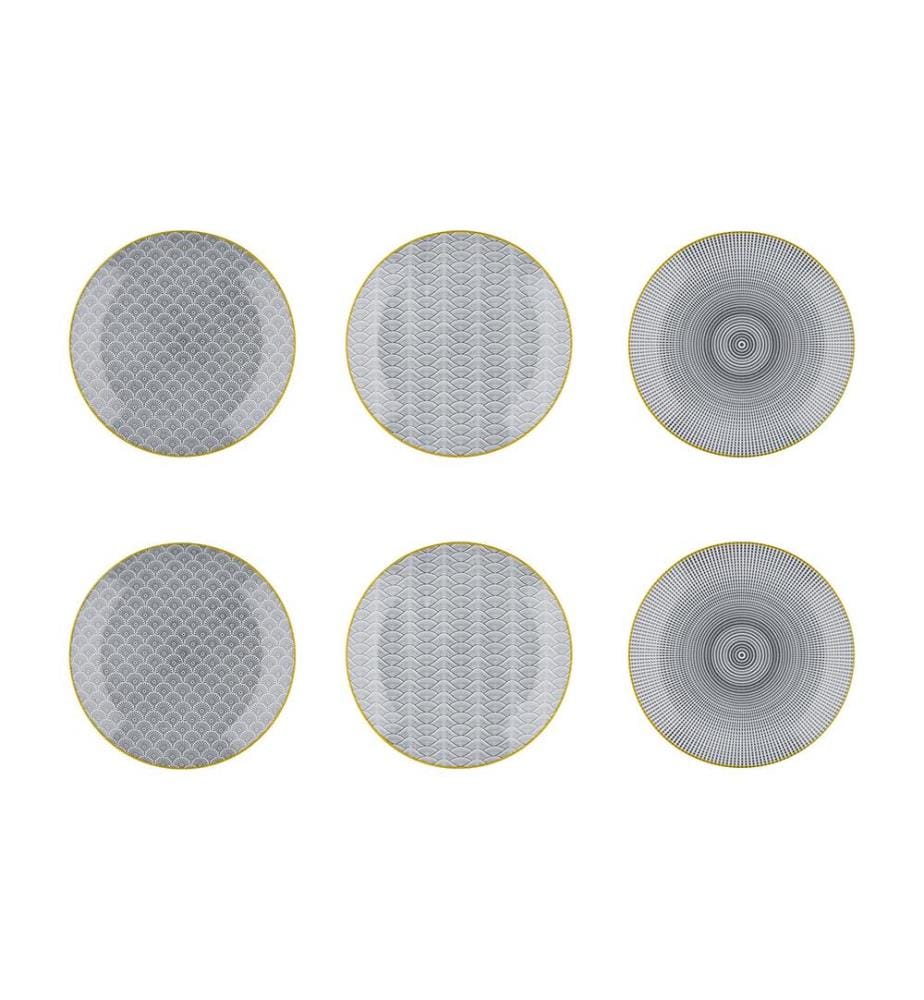 Tellerset 6-teilig M Ø 21 Cm - Eclipse