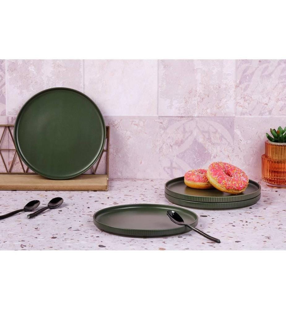 Teller Scandi Ø21,5cm - 4 Teile - Olive
