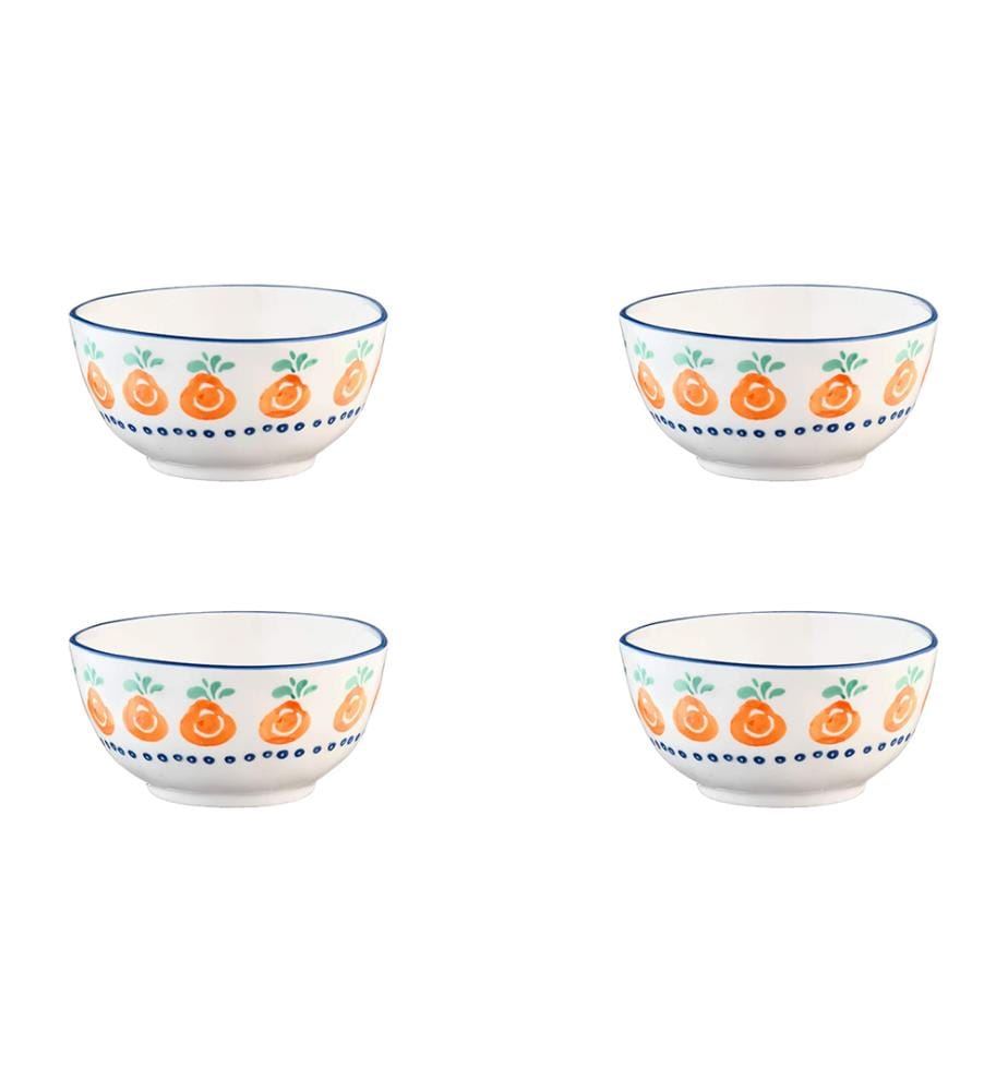 4 teiliges Schalen Napoli Ø12 cm - Citrus