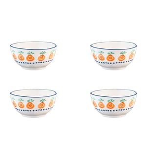 4 teiliges Schalen Napoli Ø12 cm - Citrus